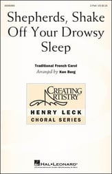 Shepherds, Shake Off Your Drowsy Sleep Two-Part choral sheet music cover